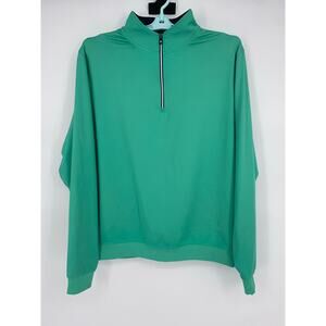 FootJoy Performance Half-Zip Pullover Gathered Waist Green